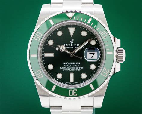 rolex sub green ceramic review|Rolex green bezel submariner.